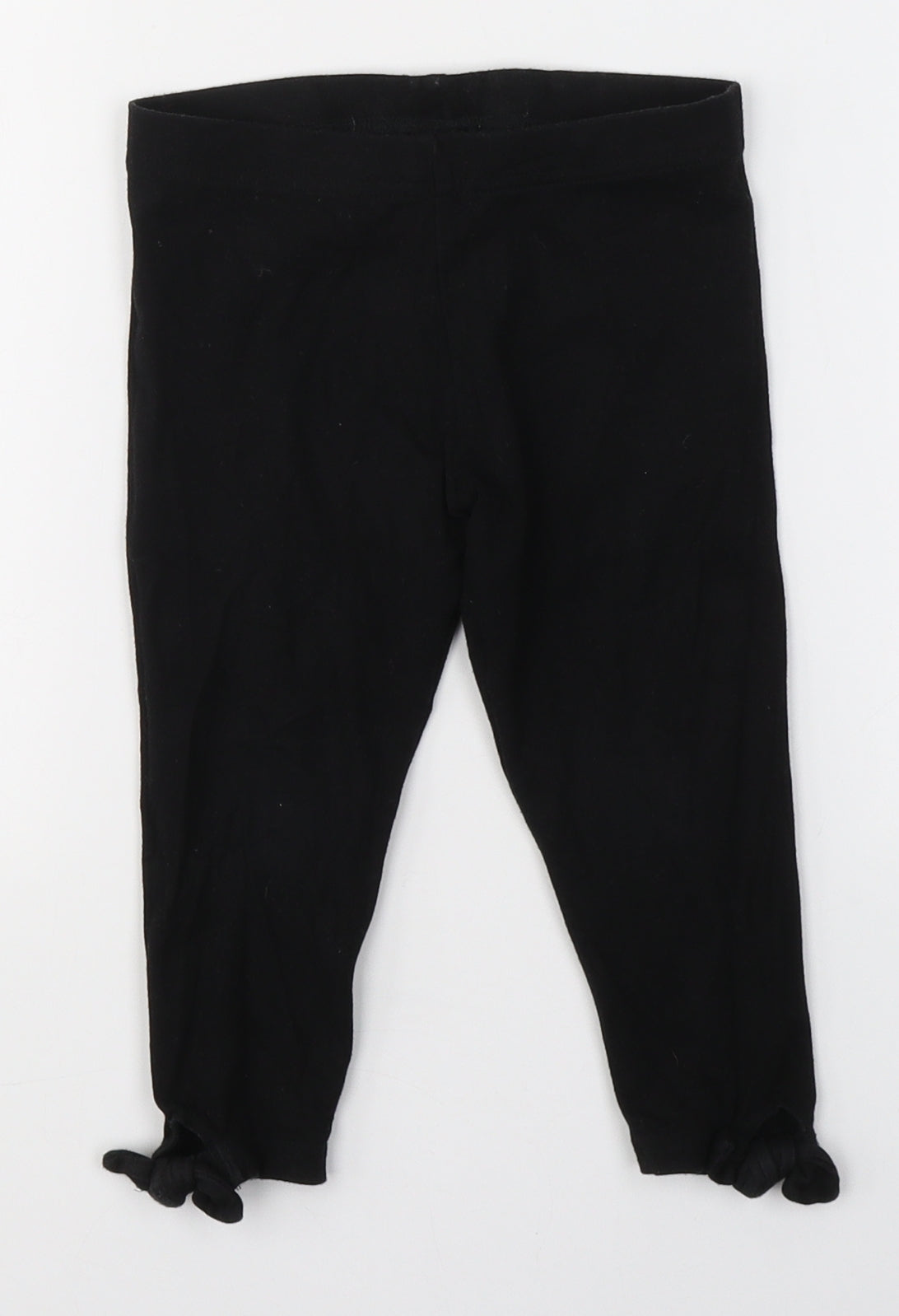 NEXT Girls Black  Cotton Jogger Trousers Size 5 Years  Regular