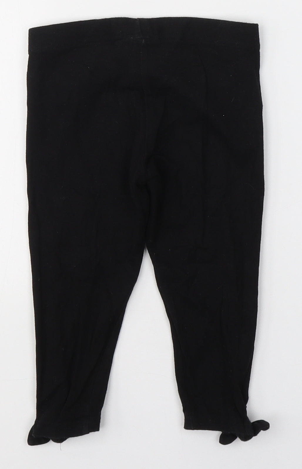NEXT Girls Black  Cotton Jogger Trousers Size 5 Years  Regular