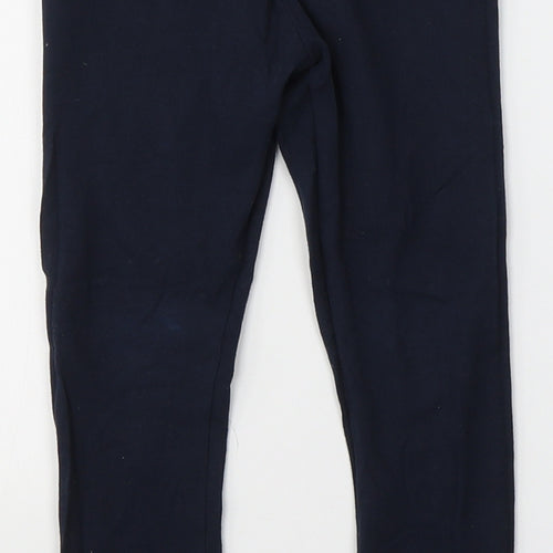 NEXT Girls Blue  Cotton Jogger Trousers Size 5 Years  Regular  - Leggings