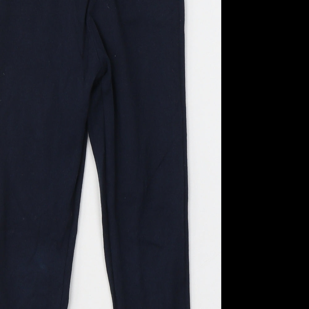 NEXT Girls Blue  Cotton Jogger Trousers Size 5 Years  Regular  - Leggings