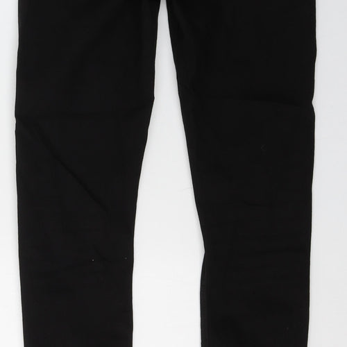 ASOS Womens Black  Cotton Skinny Jeans Size 29 in L29 in Slim  - ripped detail