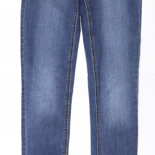 jbc  Womens Blue  Cotton Skinny Jeans Size 25 in L31 in Regular Zip