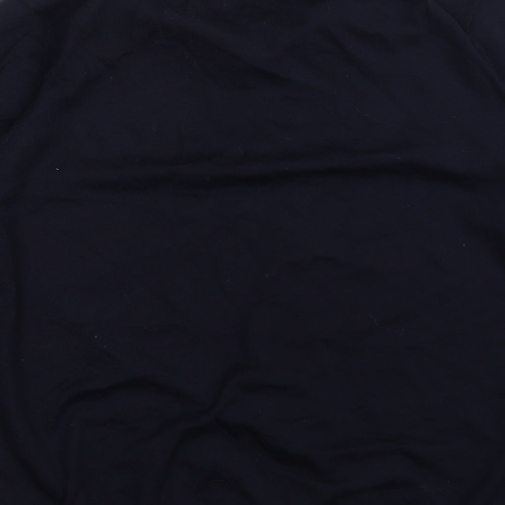 Marks and Spencer Mens Blue Collared  Wool Pullover Jumper Size 2XL   - 100 % Merino  Wool