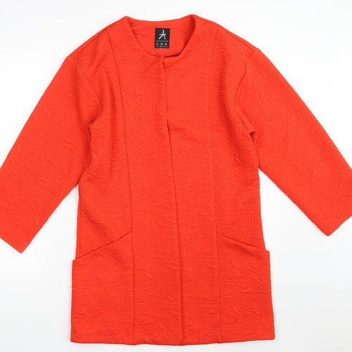 Atmosphere Womens Red   Overcoat Coat Size 10