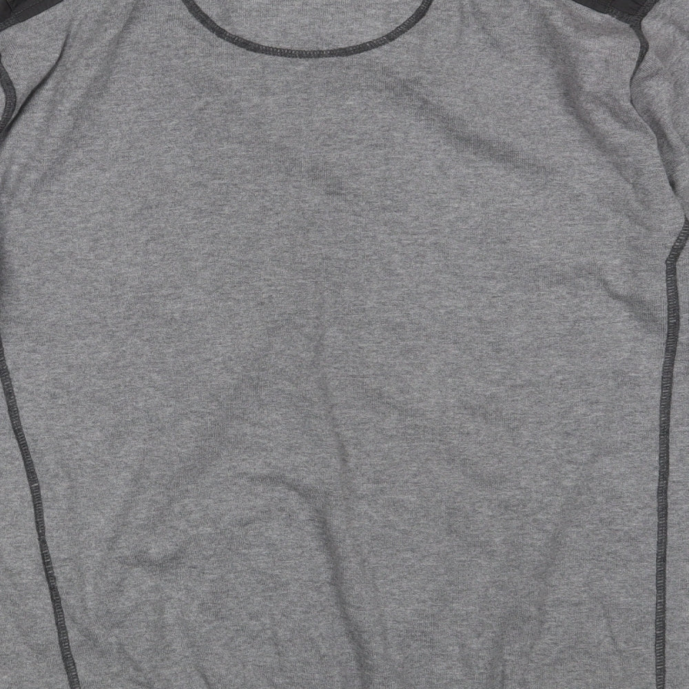 NEXT Mens Grey Collared  Cotton Pullover Jumper Size L
