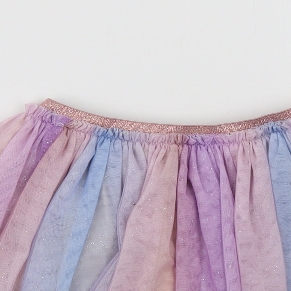 NEXT Baby Multicoloured Striped Polyester Skater Skirt Size 18-24 Months