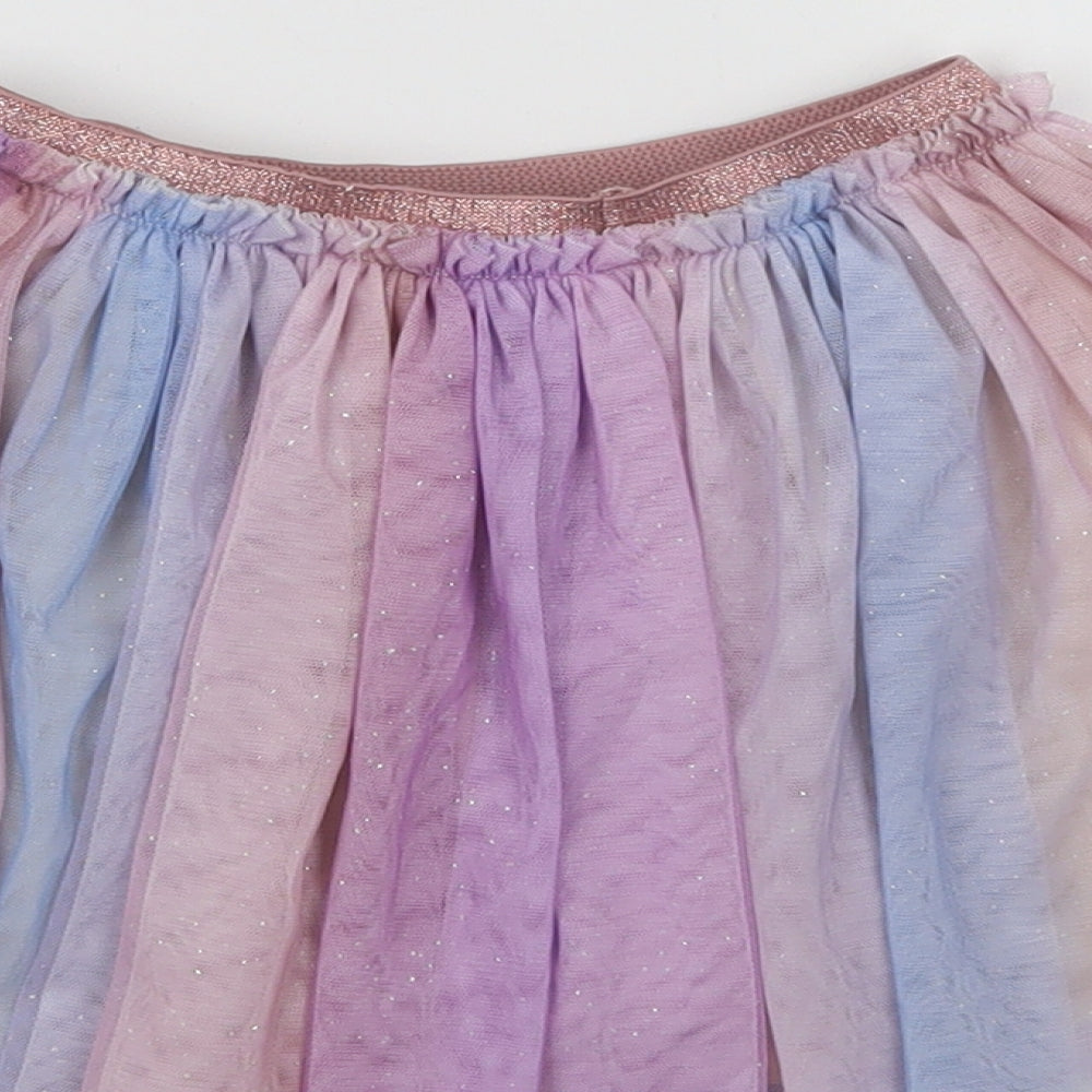 NEXT Baby Multicoloured Striped Polyester Skater Skirt Size 18-24 Months