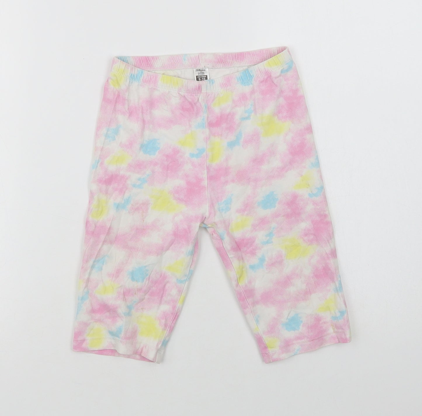 Dunnes Stores Girls Multicoloured Batik Cotton Compression Shorts Size 9-10 Years  Regular