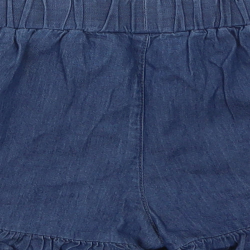 Primark Baby Blue  Cotton Cropped Trousers Size 18-24 Months
