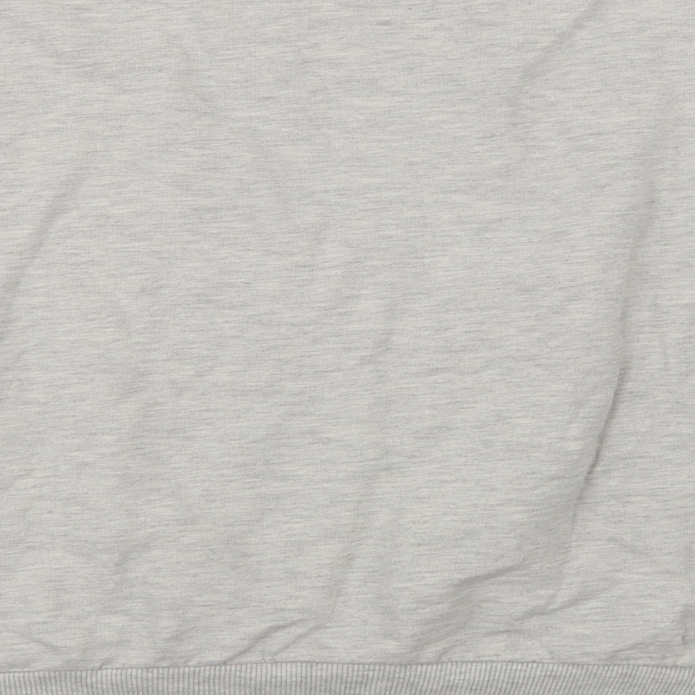 Primarkl Mens Grey  Cotton Pullover Sweatshirt Size L   - Mickey Christmas