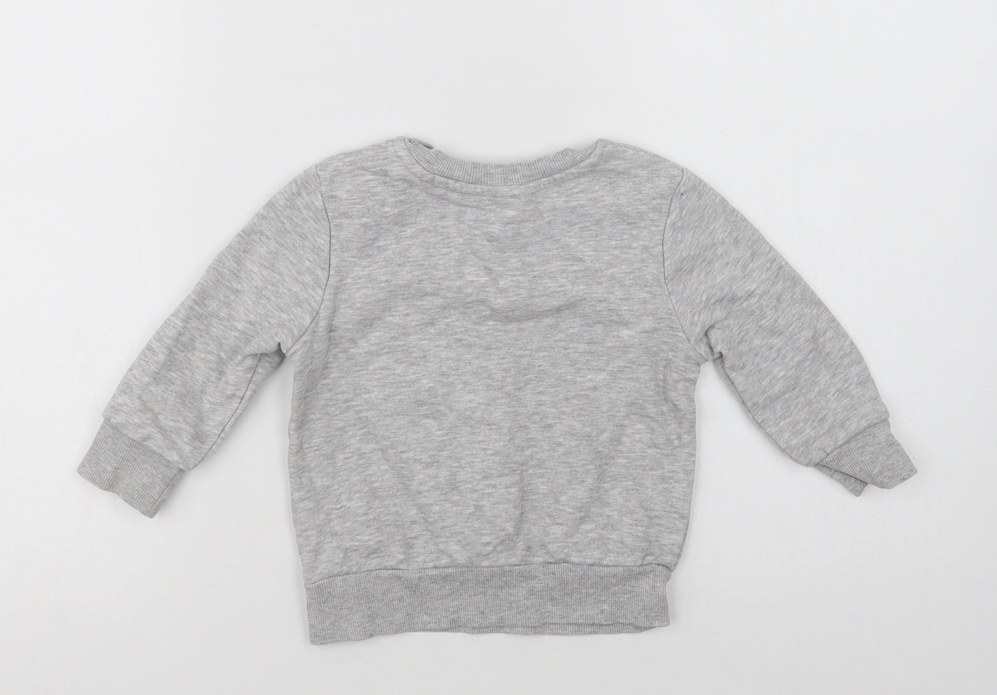 George Baby Grey  Cotton Pullover Jumper Size 12-18 Months   - Cool Kid