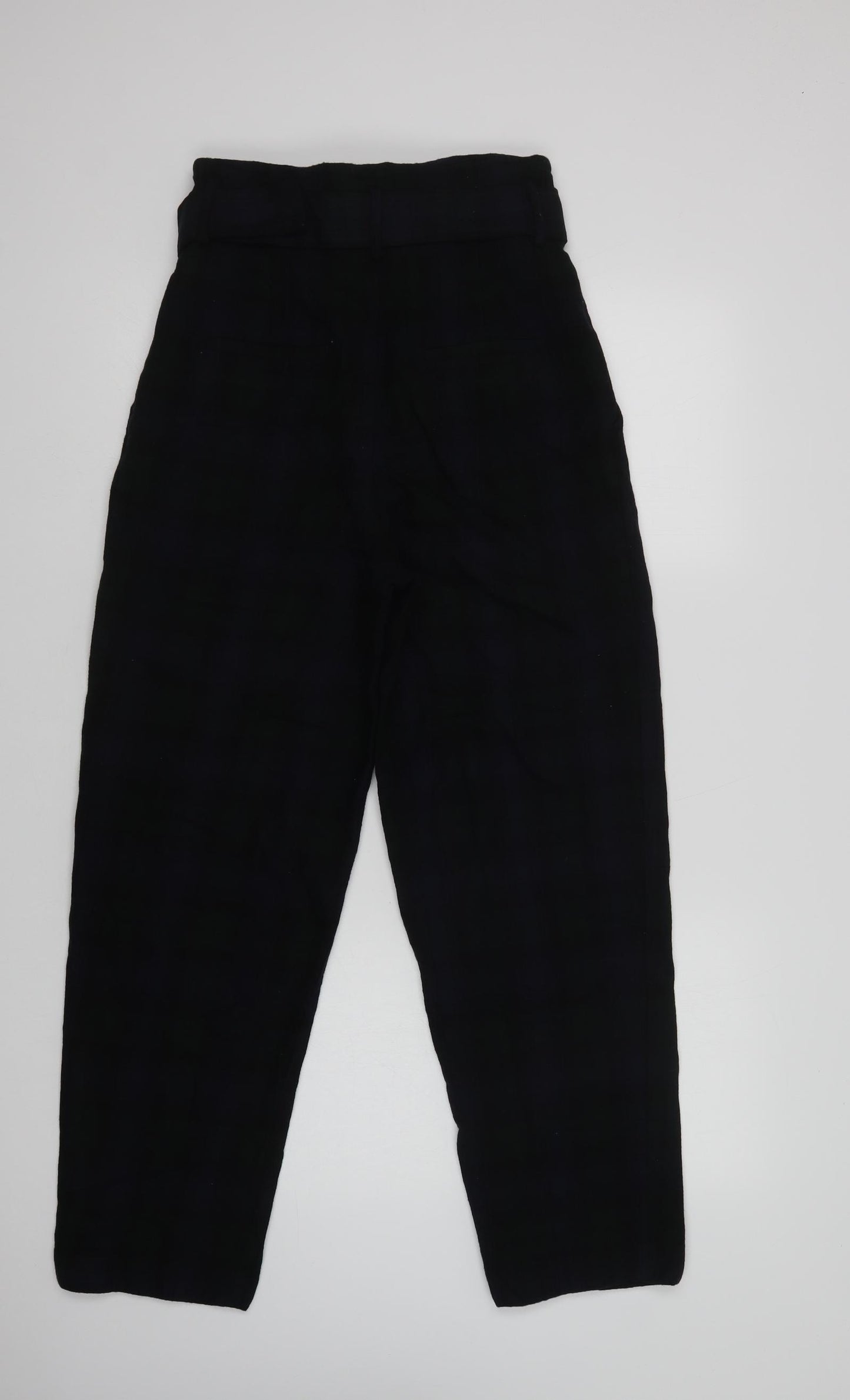 Massimo Dutti Womens Green Plaid Wool Dress Pants Trousers Size 10 L28 in Regular Hook & Loop