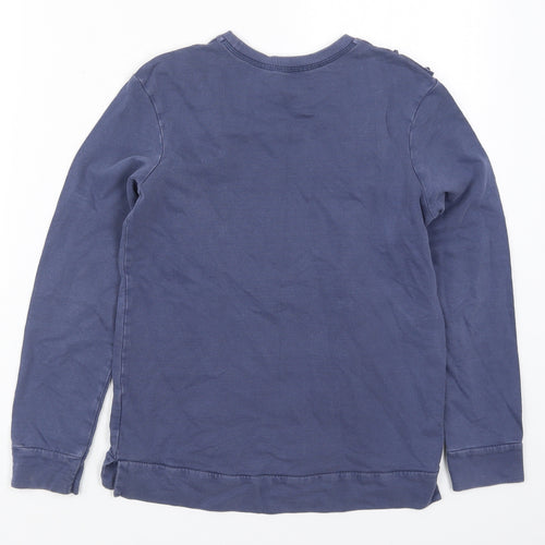 George Girls Blue  Cotton Pullover Sweatshirt Size 9-10 Years  Pullover