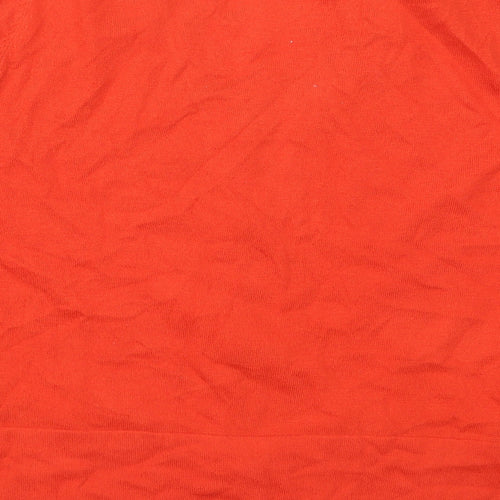 Lakeland Womens Red V-Neck  Polyester Full Zip Jumper Size 18