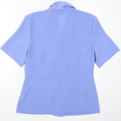 House of Fraser Womens Blue   Jacket  Size 12  Button