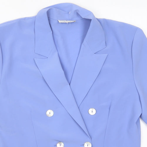 House of Fraser Womens Blue   Jacket  Size 12  Button