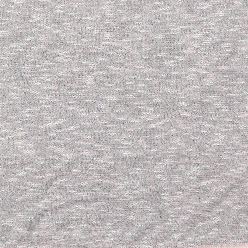 New Look Womens Pink  Polyester Basic T-Shirt Size 10 Round Neck