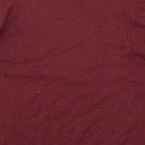 NEXT Mens Red Round Neck  Cotton Pullover Jumper Size 2XL