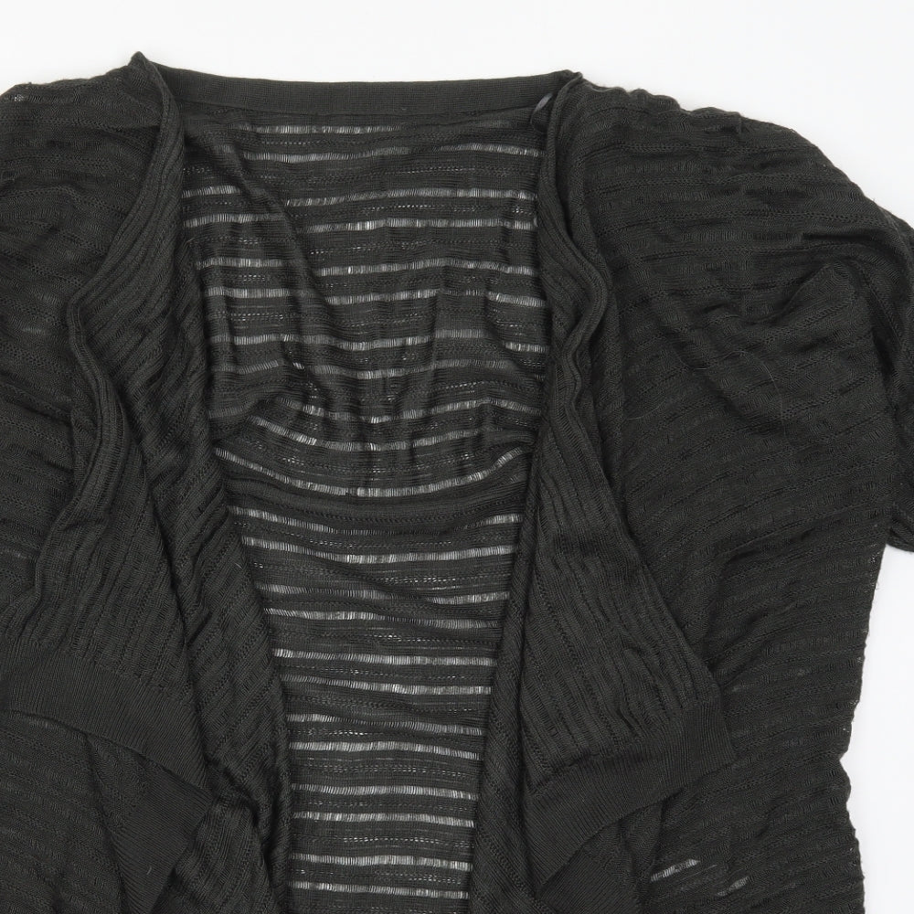 George Womens Green V-Neck  Acrylic Cardigan Jumper Size 14