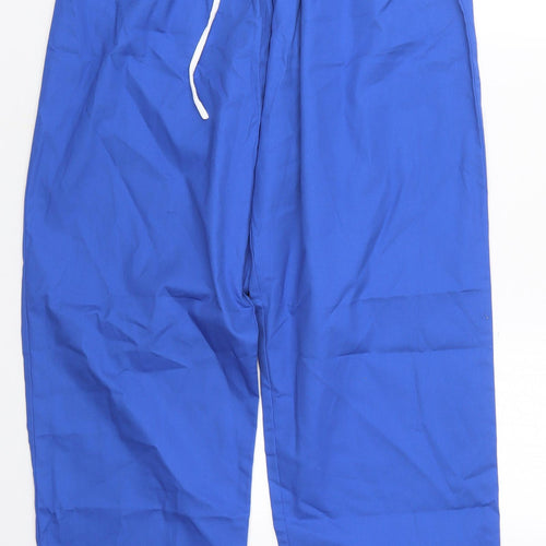 Alexandra Womens Blue  Polyester Trousers  Size M L31 in Regular Drawstring
