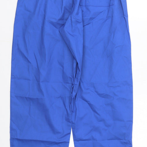 Alexandra Womens Blue  Polyester Trousers  Size M L31 in Regular Drawstring