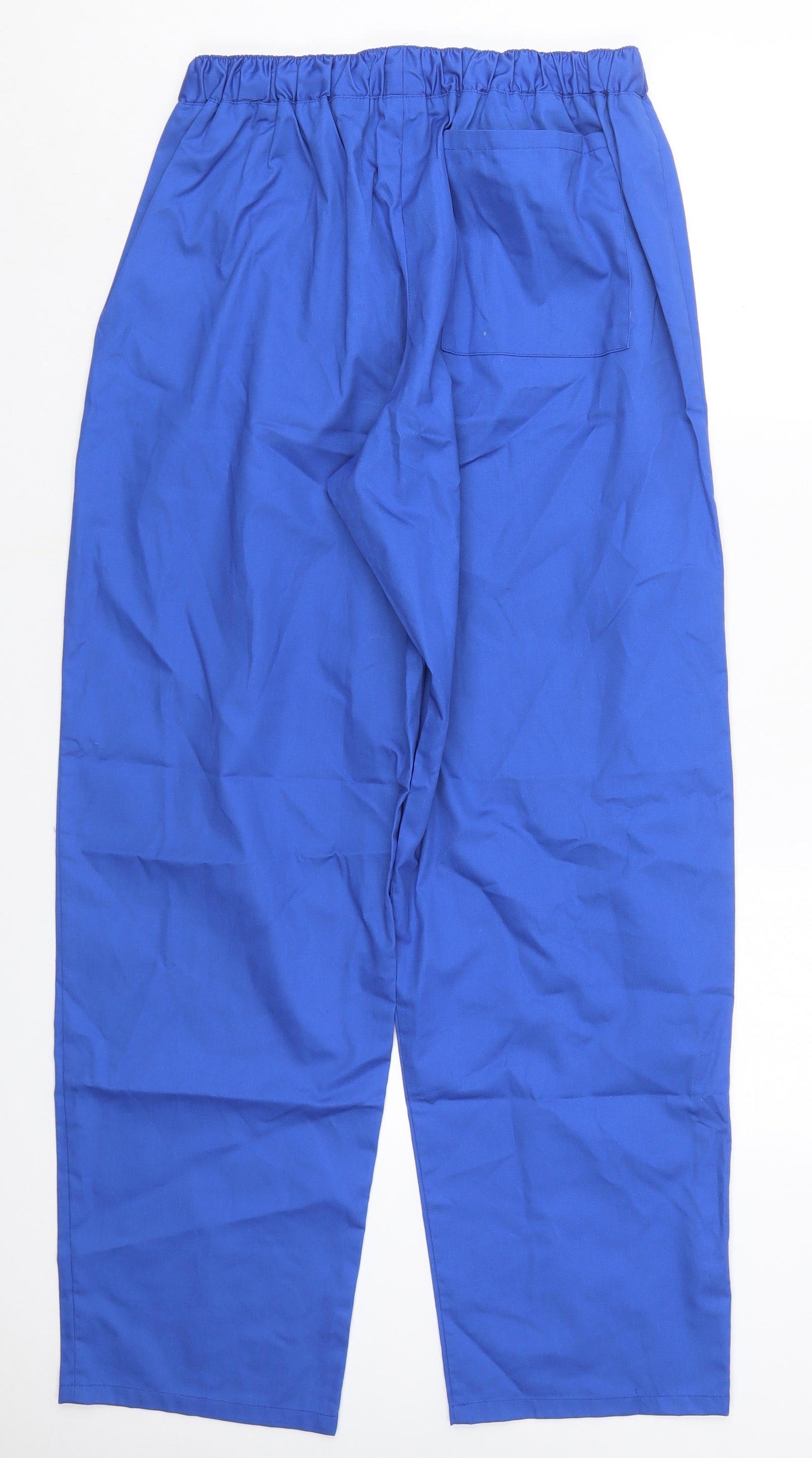Alexandra Womens Blue  Polyester Trousers  Size M L31 in Regular Drawstring