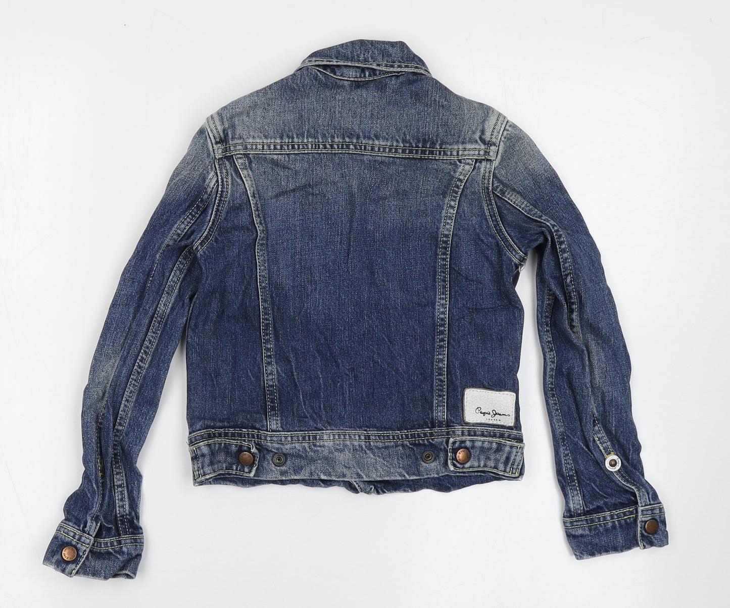 Pepe Jeans London Girls Blue   Jacket  Size 6 Years  Button
