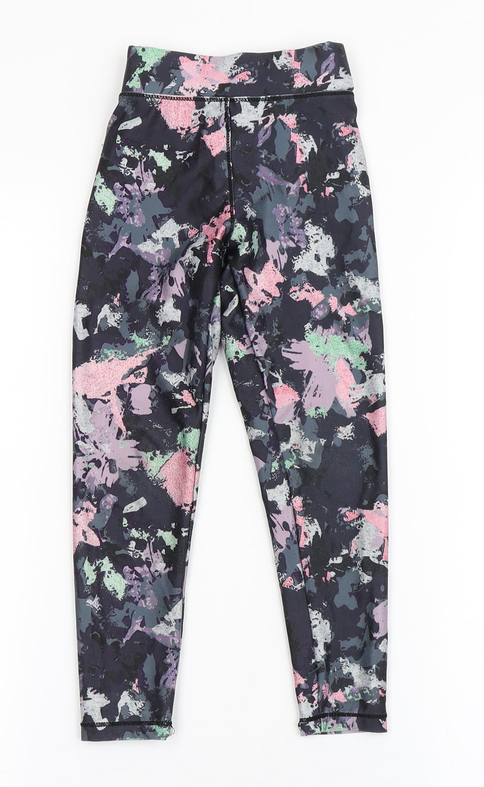 Souluxe Girls Black  Polyester Jogger Trousers Size 4-5 Years  Regular Pullover - Leggings
