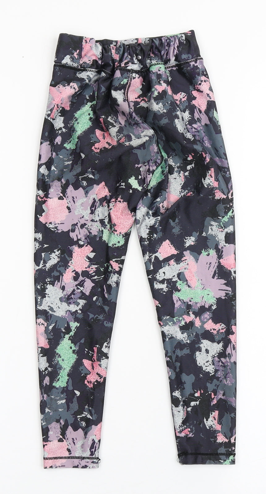 Souluxe Girls Black  Polyester Jogger Trousers Size 4-5 Years  Regular Pullover - Leggings