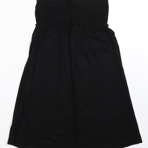 Papaya Womens Black  Viscose A-Line  Size 10  Off the Shoulder Pullover