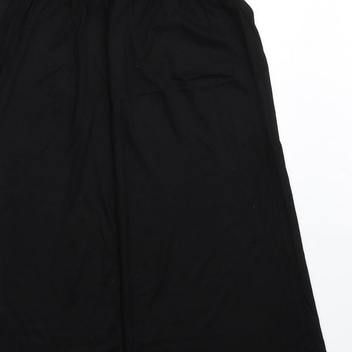 Papaya Womens Black  Viscose A-Line  Size 10  Off the Shoulder Pullover