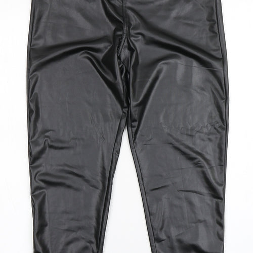CBR Womens Black  Cotton Jegging Leggings Size S L25.5 in