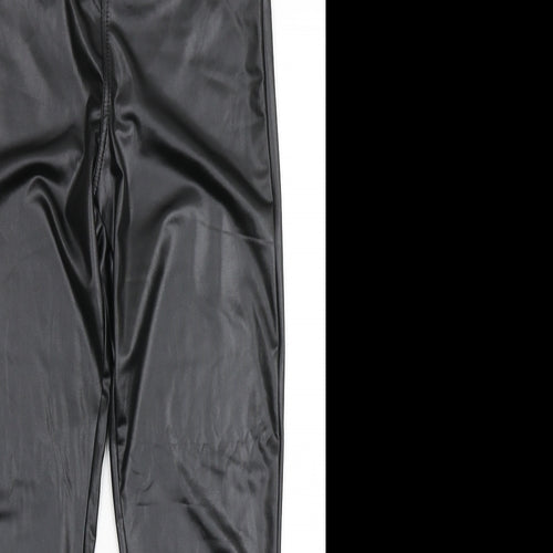 CBR Womens Black  Cotton Jegging Leggings Size S L25.5 in