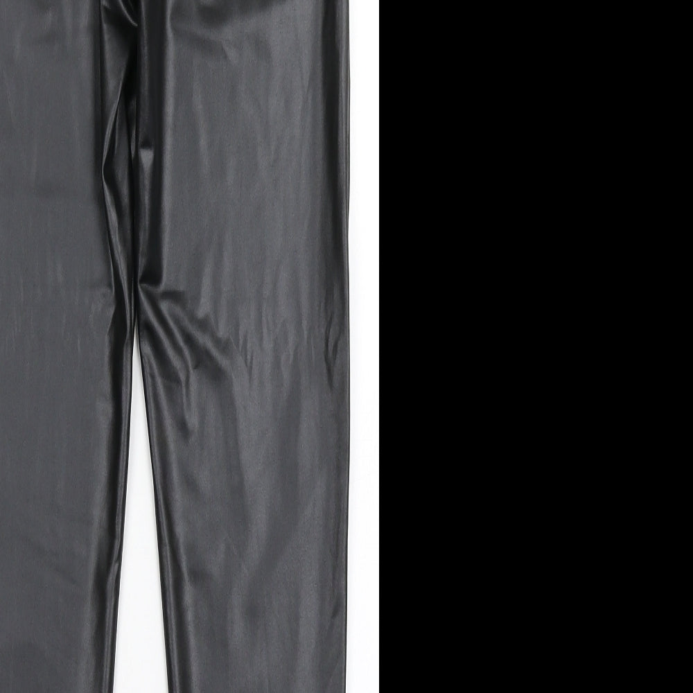 CBR Womens Black  Cotton Jegging Leggings Size S L25.5 in