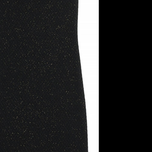 Gondola Blu Womens Black  Polyester Bodycon  Size S  Round Neck Pullover