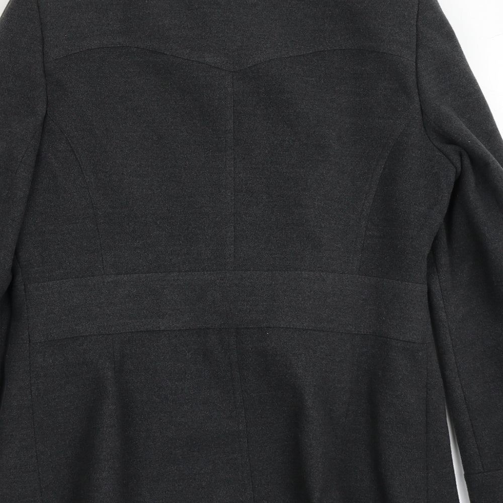 F&F Womens Grey   Pea Coat Coat Size 12  Button