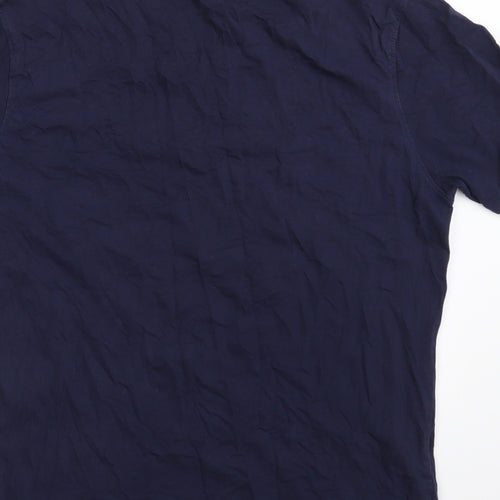 FILA Mens Blue  Cotton  T-Shirt Size M Crew Neck
