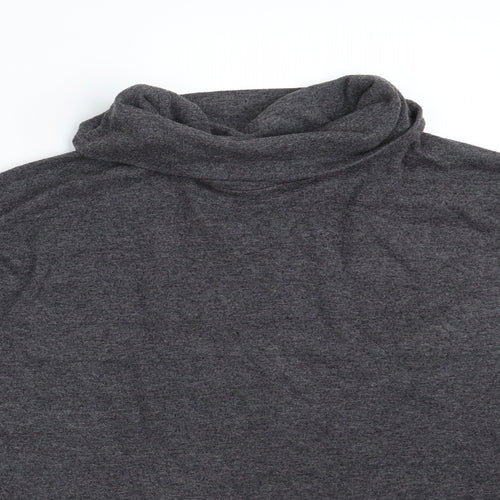 New Look Womens Grey  Polyester Pullover Sweatshirt Size 14