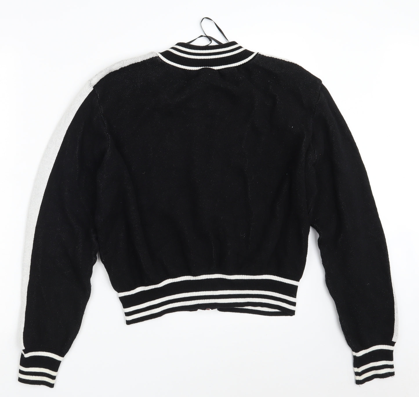 Atmosphere Womens Black Striped  Jacket  Size 18  Zip