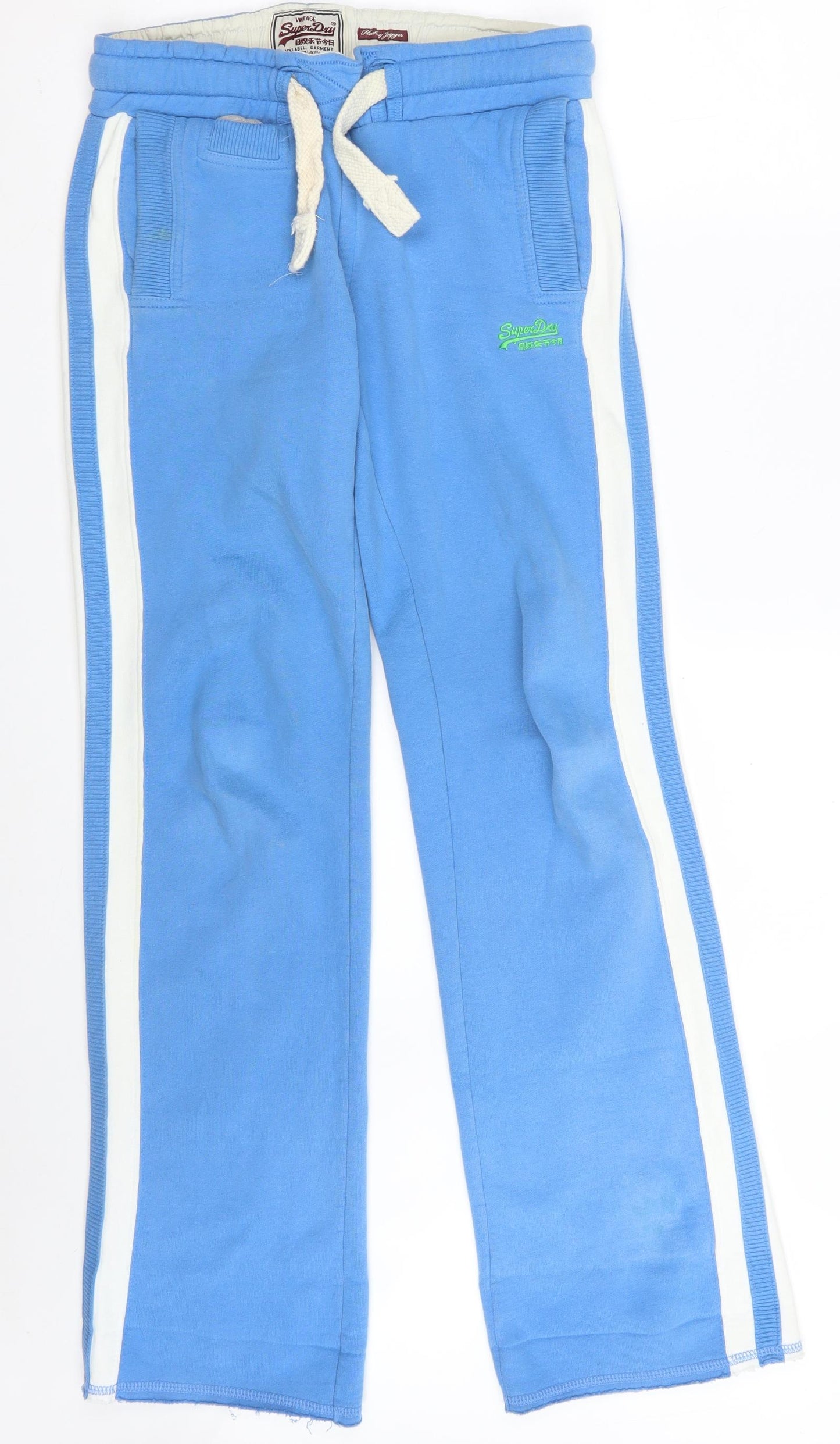 Superdry Womens Blue  Cotton Jogger Leggings Size XS L32 in   - Hockey Joggers