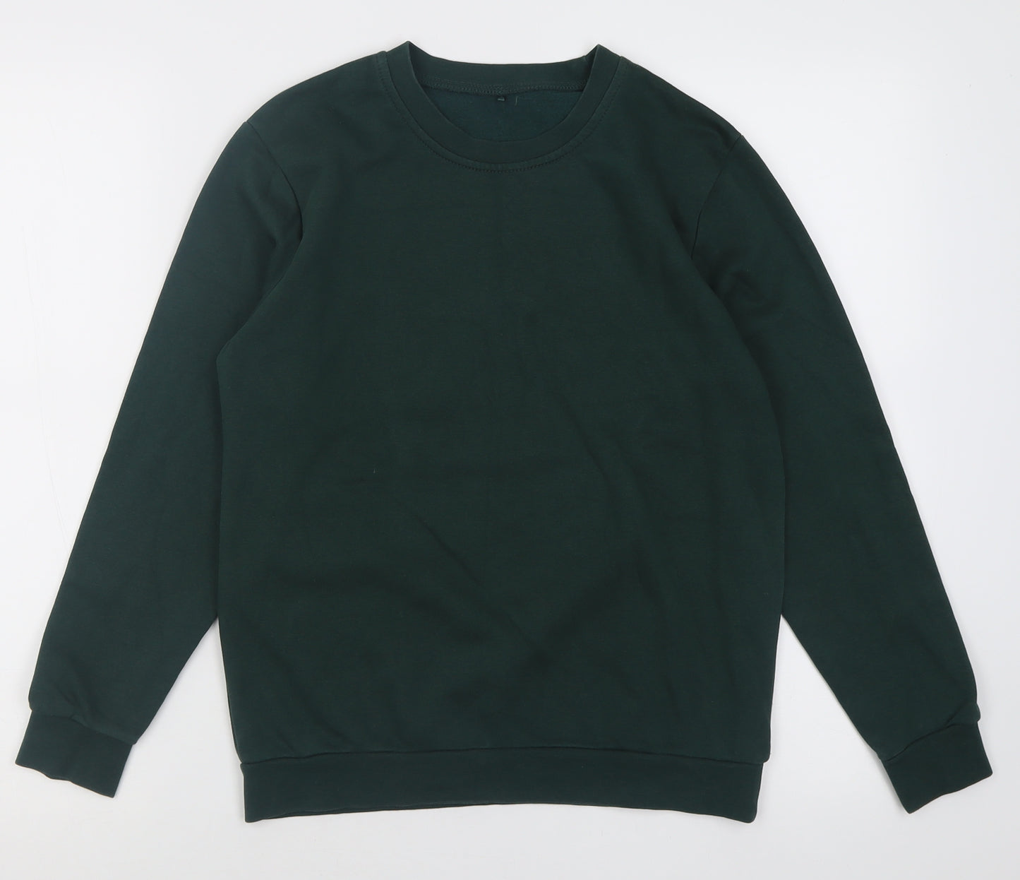 George Boys Green  Cotton Pullover Sweatshirt Size 11-12 Years  Pullover - School Wear