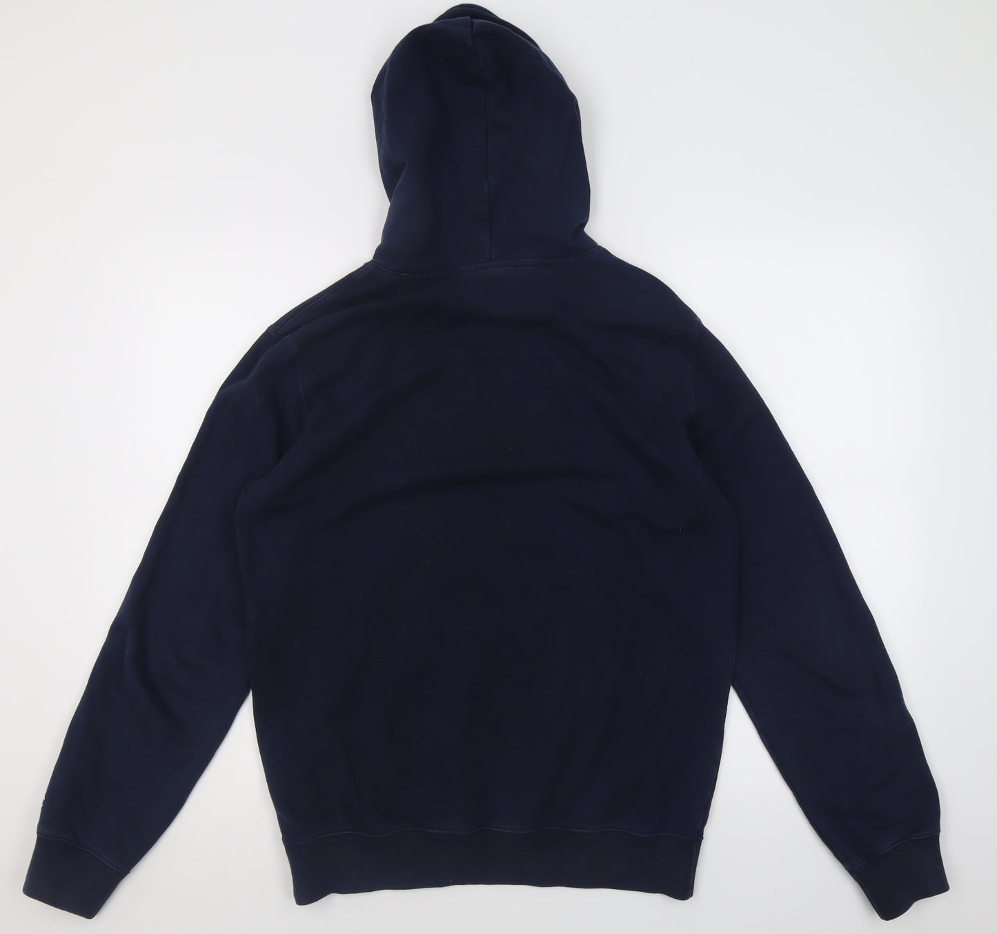 Champion Mens Blue  Cotton Pullover Hoodie Size M