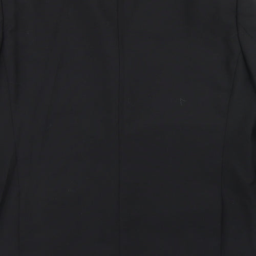 Daniel Graham Mens Black  Polyester Jacket Blazer Size 42