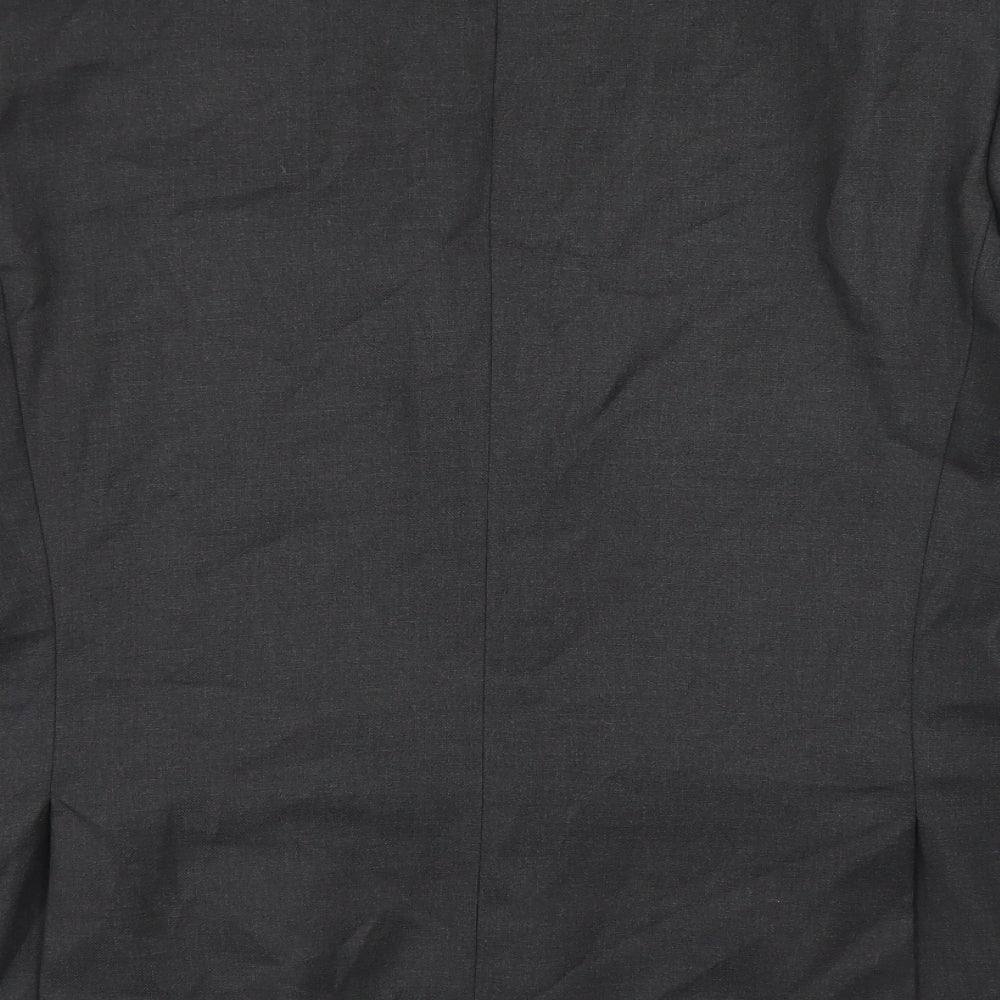 Moss Bros Mens Grey  Polyester Jacket Blazer Size 46