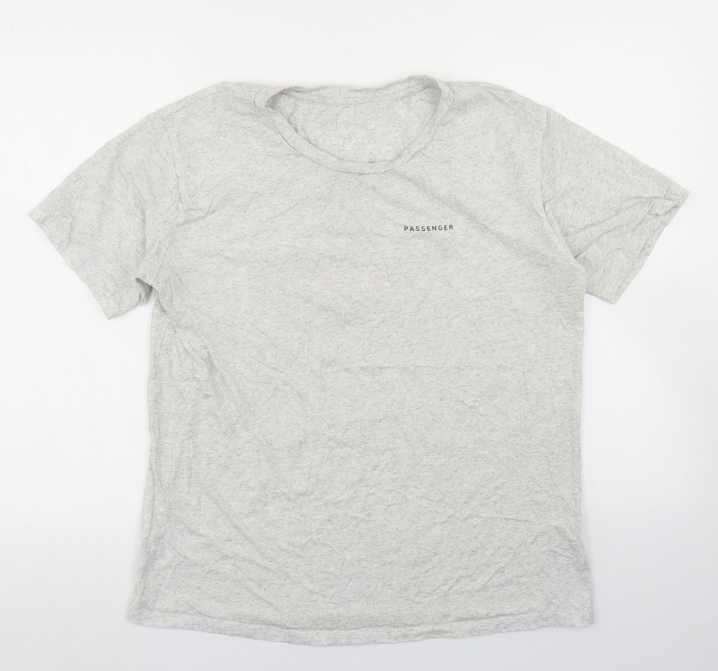 Passenger Mens Grey  Cotton  T-Shirt Size XL Crew Neck