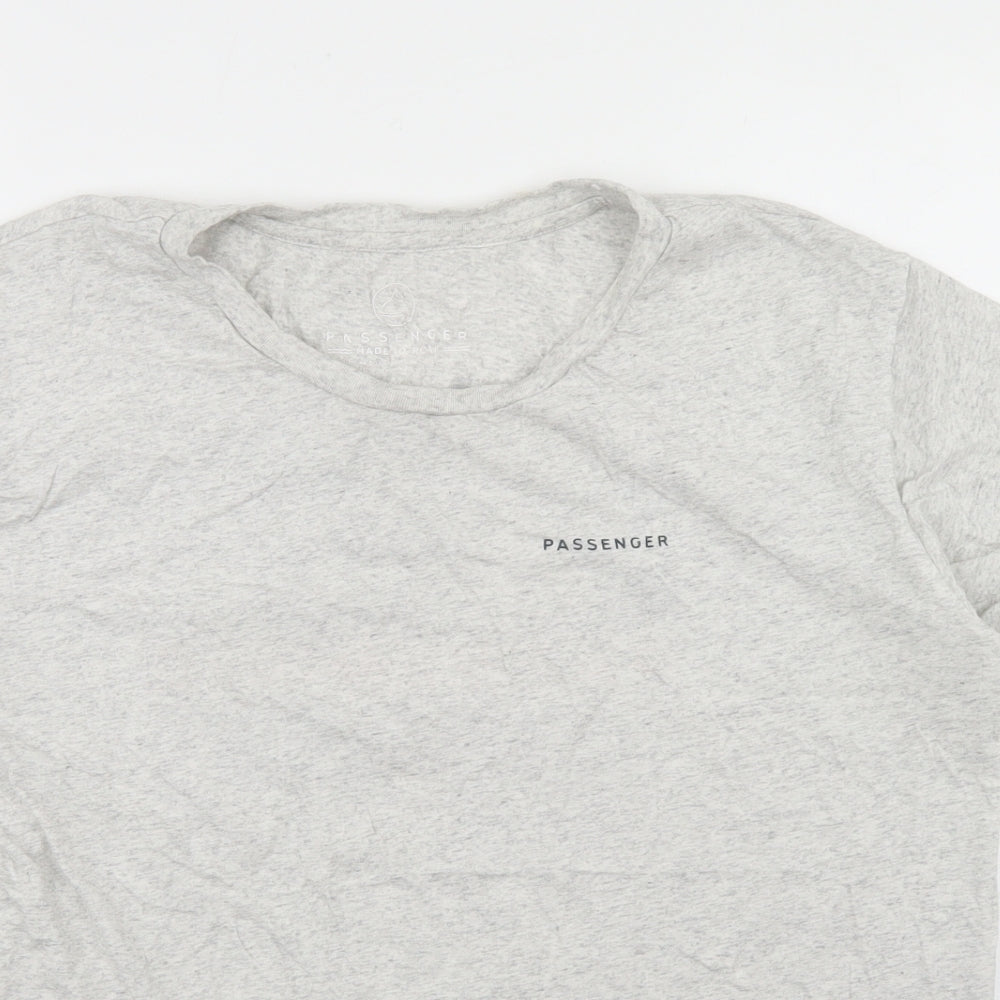 Passenger Mens Grey  Cotton  T-Shirt Size XL Crew Neck
