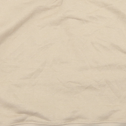 Primark Womens Beige  Cotton Pullover Sweatshirt Size M