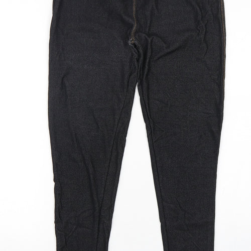 Krisp Womens Black  Viscose Jegging Jeans Size M L28 in Regular