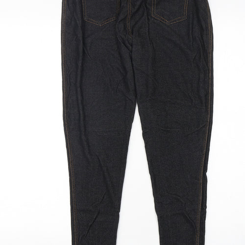 Krisp Womens Black  Viscose Jegging Jeans Size M L28 in Regular