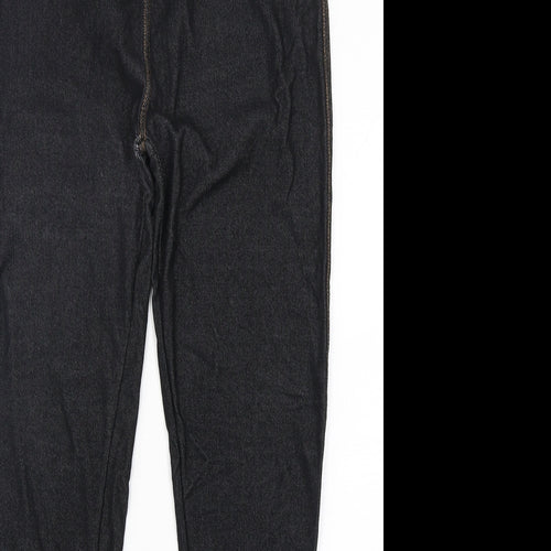 Krisp Womens Black  Viscose Jegging Jeans Size M L28 in Regular